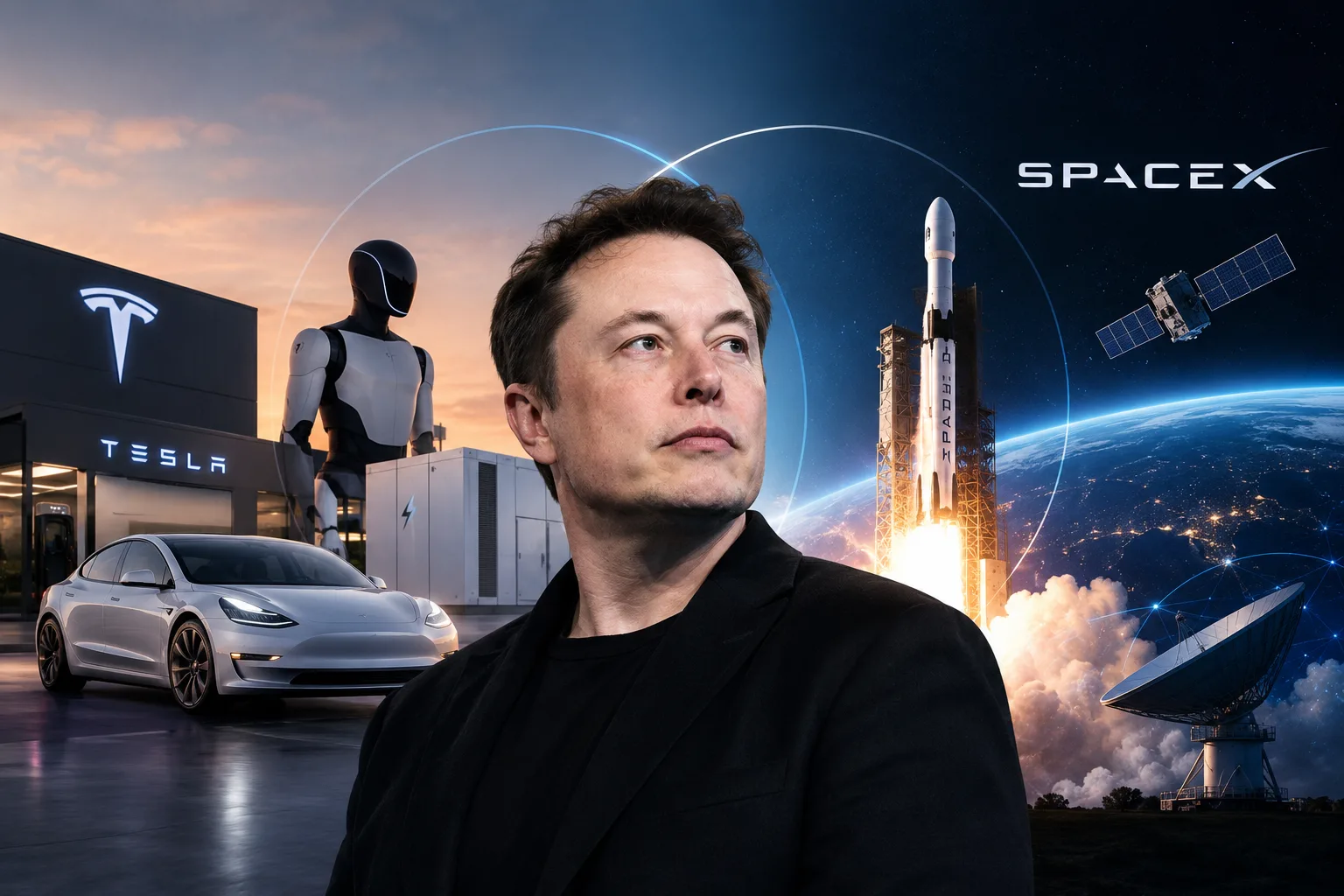 特斯拉与SpaceX正式探讨合并,马斯克为何要把汽车和太空生意放在一起?
